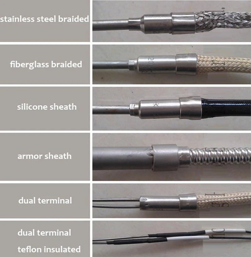 Hot Runner Coil Heater For Manifold Mold lead wire material