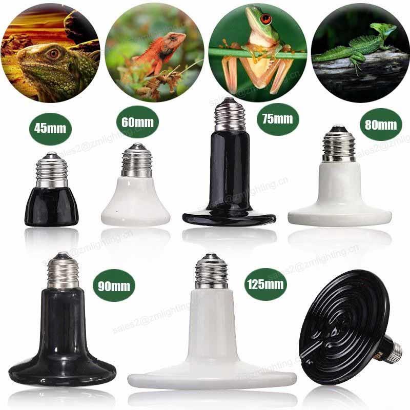 China Pet Ceramic Ir heating Lamp Bulbs