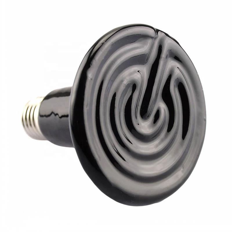 25W 50W 75W 100W 150W 200W Pet Reptile Ceramic Far Infrared Heat Lamp supplier