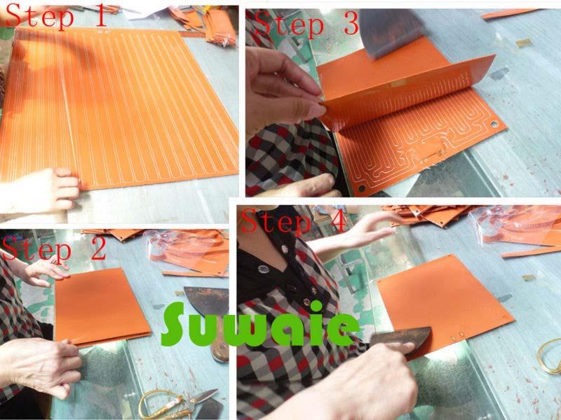 Signal Snowmelt Silicone Rubber Heating Pad process1 Signal Snowmelt Silicone Rubber Heating Pad process1