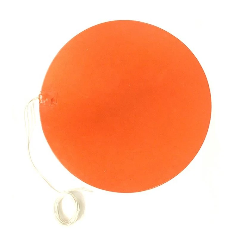 Silicone Heating Bed Round Flexible Silicone Rubber Heater supplier