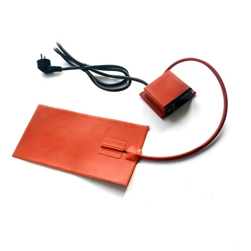 Electric Flexible Silicone Heater Heating Pad With Digital Display Thermostat supplier