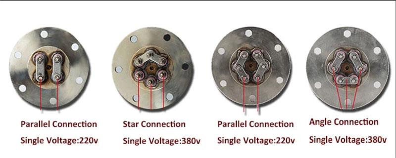 380V Industrial Immersion Submersible Heater Wiring