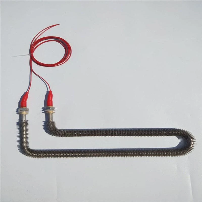Industrial Electric Finned Tubular Heater factory