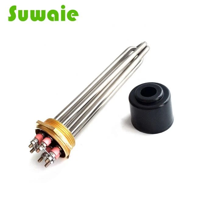 Brass Flange Industrial Electric Immersion Heaters
