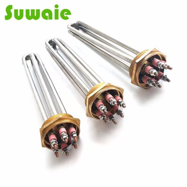 Brass Flange Industrial Electric Immersion Heaters