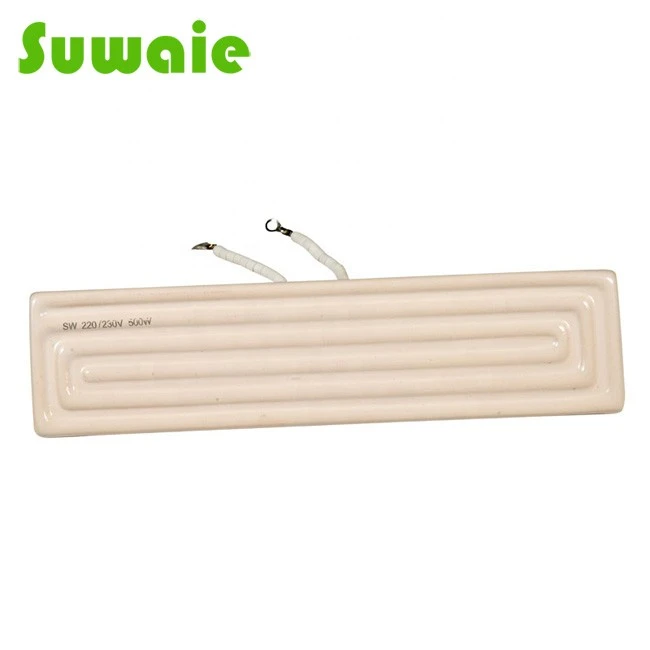 Hollow Flat Ceramic Far Infrared Heater For Plastic Heating