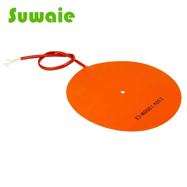 Silicone Heating Bed Round Flexible Silicone Rubber Heaters