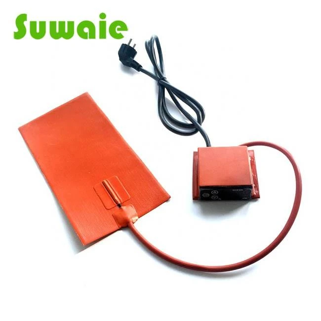 Electric Flexible Silicone Heater Heating Pad With Digital Display Thermostat