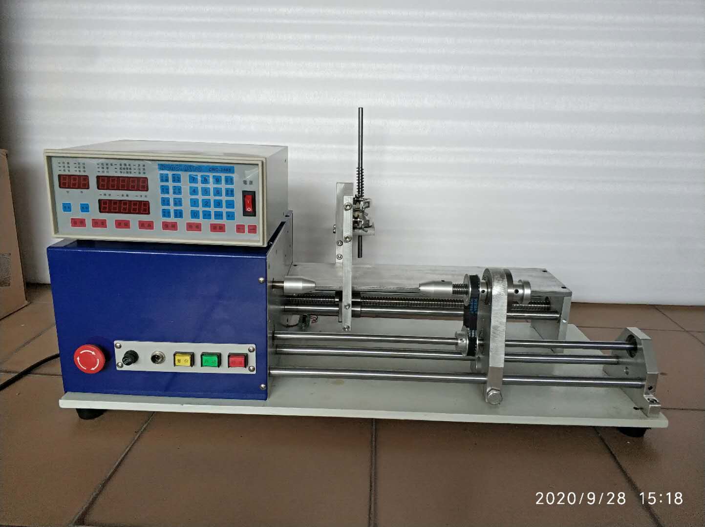 An Order For Wire Wraping Machine For Cartridge Heater From Peru